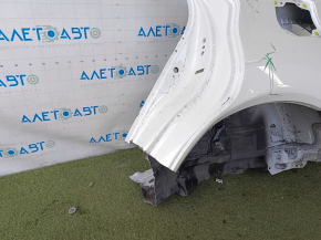 Quarter wing rear left Toyota Venza 21-24 white, on the body, dented