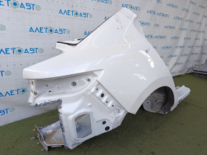 Quarter wing rear right Mazda 3 19-24 4d, white, on the body, bumpers