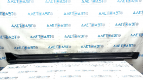Right side sill for Toyota Camry V50 12-14 USA LE XLE, with chrome, black 218, scuffs, scratches, sand