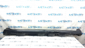 Right side sill for Toyota Camry V50 12-14 USA LE XLE, with chrome, black 218, scuffs, scratches, sand