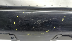 Right side sill for Toyota Camry V50 12-14 USA LE XLE, with chrome, black 218, scuffs, scratches, sand