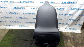 Tesla Model X 16-21 passenger seat, beige leather, with airbag, electric, heated, scratches on the back, seat needs cleaning