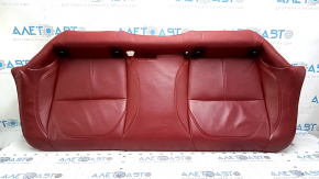 Rear seat cushion, 2nd row, Alfa Romeo Giulia 17-20, red leather, cracked