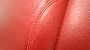 Rear seat cushion, 2nd row, Alfa Romeo Giulia 17-20, red leather, cracked
