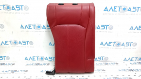 Back of the rear row of seats, 2nd row, left, Alfa Romeo Giulia 17-20, red leather, dented, scratched