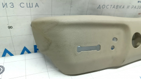 Left side driver's seat trim for Toyota Camry v50 12-14, beige, broken mount, needs cleaning