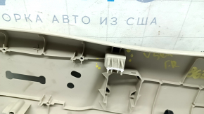 Left side passenger seat trim for Toyota Camry v50 12-14 beige, broken mount, needs cleaning