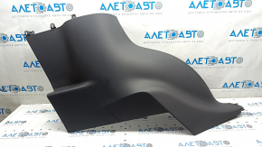 Tesla Model X 16-21 Type 2 Lower Left Rear Pillar Trim, Black Leather