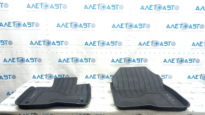 Set of Honda CRV 23-25 floor mats, black, for cleaning