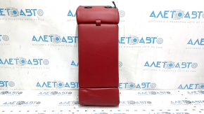 The back of the rear row of seats, 2nd row, central, Alfa Romeo Giulia 17-20, red leather, wrinkled