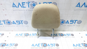 Toyota Camry v50 12-14 passenger seat headrest, beige, fabric, dry-cleanable, dented