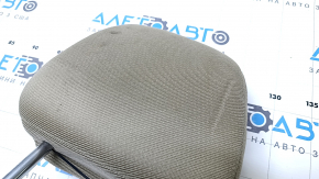 Toyota Camry v50 12-14 passenger seat headrest, beige, fabric, dry-cleanable, dented