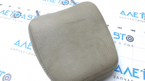 Toyota Camry v50 12-14 passenger seat headrest, beige, fabric, dry-cleanable, dented