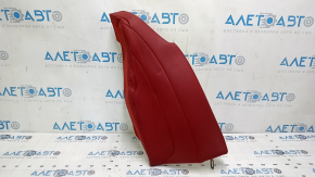 Left rear seat side panel for Alfa Romeo Giulia 17-20, red leather, dented
