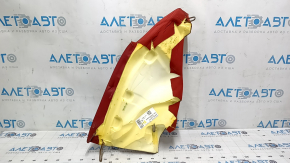 Left rear seat side panel for Alfa Romeo Giulia 17-20, red leather, dented