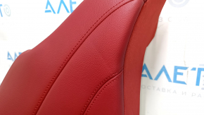 Right rear seat side panel for Alfa Romeo Giulia 17-20, red leather, dented