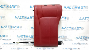 The back of the rear row of seats, 2nd row, left, Alfa Romeo Giulia 17-20, red leather, dented