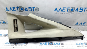 Upper right rear pillar trim for Tesla Model X 16-21 type 1, Alcantara beige, dry-cleanable