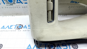 Upper right rear pillar trim for Tesla Model X 16-21 type 1, Alcantara beige, dry-cleanable