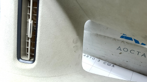 Upper right rear pillar trim for Tesla Model X 16-21 type 1, Alcantara beige, dry-cleanable