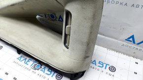 Upper left rear pillar trim for Tesla Model X 16-21, type 1, Alcantara beige, dry-cleanable