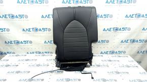 Rear seat, 2nd row left, Toyota Highlander 20-22, black leather, 8 seats, XLE, hybrid, water contact, rust
