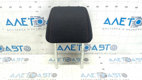 Honda CRV 23-25 passenger seat headrest, black cloth with orange stitching, Sport