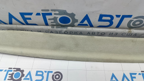 Upper left front pillar trim for Tesla Model X 16-21, under the visor, beige Alcantara, dry-cleanable