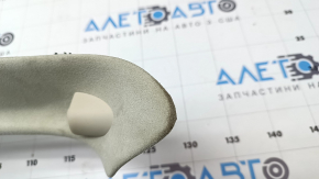 Upper left front pillar trim for Tesla Model X 16-21, under the visor, beige Alcantara, dry-cleanable