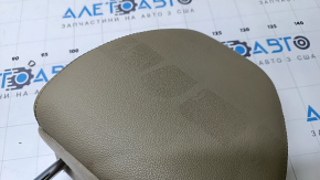 Nissan Rogue 14-16 passenger seat headrest, beige leather, dry-cleanable