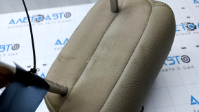 Nissan Rogue 14-16 passenger seat headrest, beige leather, dry-cleanable