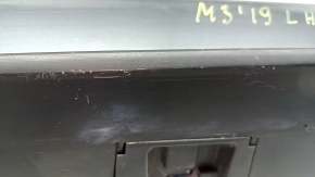 Left side sill for Mazda 3 19-24 with mudguard, Mexico built, graphite, scratches