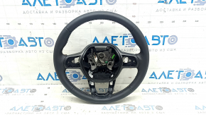 Honda CRV 23-25 black leather steering wheel with orange stitching under the paddle shifters, with a cover, scratches