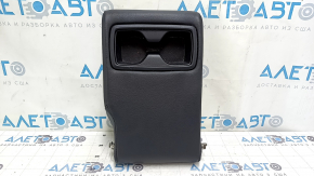 Rear seat armrest, 2nd row, Toyota Highlander 20-25, black leather, XLE, hybrid
