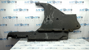 Left underbody protection for Toyota Highlander 20-25 hybrid, tears, wear, dented