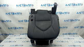 Rear seat cushion, 2nd row, left, Toyota Highlander 20-22, black leather, 8 seats, XLE, hybrid, rusty bracket, scratch