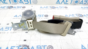 Rear center seat belt for Toyota Camry V50 12-14 USA, beige
