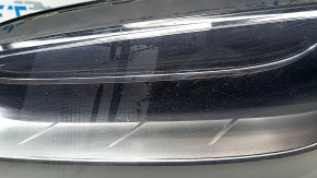 Tesla Model X 16-21 UP-LEVEL left front headlight, sand, broken guide