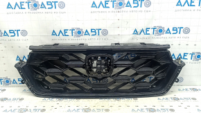 Honda CRV 23-25 HEV radiator grille assembly with glossy black molding, scratches, cracks