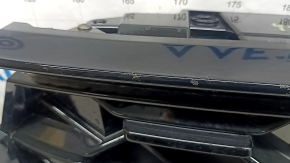 Honda CRV 23-25 HEV radiator grille assembly with glossy black molding, scratches, cracks