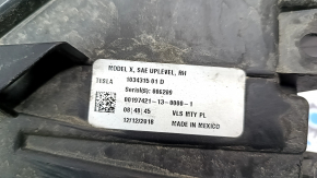 Tesla Model X 16-21 UP-LEVEL right front headlight, sand, broken guide