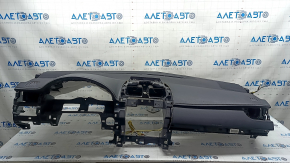 Front dashboard with airbag for Toyota Camry v50 12-14 USA, black, scratches