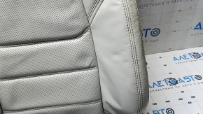 Mazda CX-5 17-23 passenger seat back upholstery, grand touring leather, heated, perforated, wrinkled