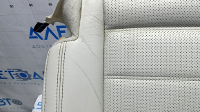 Mazda CX-5 17-23 passenger seat cushion upholstery, grand touring leather, heated, perforated, wrinkled