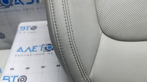Mazda CX-5 17-23 passenger seat cushion upholstery, grand touring leather, heated, perforated, wrinkled