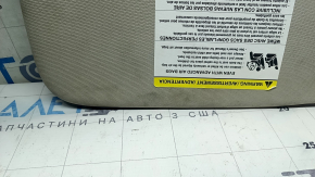 Left visor for Ford Fusion mk5 17-20, light gray, without hook, without plug, with backlight, for cleaning