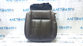 Nissan Murano z52 15-24 passenger seat cushion trim, brown leather, perforated, heated, wrinkled