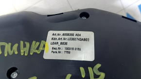 Lumbar support for the passenger seat of the Fiat 500L 14-20 with a motor