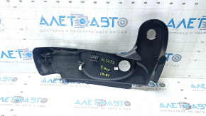 The passenger seat control cover for the Fiat 500L 14-20 is black, scratched, and the mount is broken.