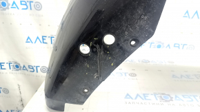 Front bumper, bare, Ford Fusion mk5 19-20, without parking sensors and tow hook, blue E7, worn, scratches, sawed, broken fasteners